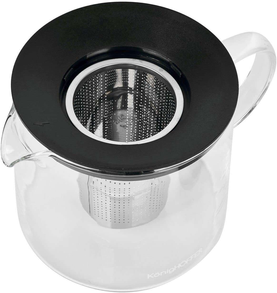 KonigHOFFER Tea Pot Infusers for Loose Tea 1.5 L Glass Teapot Stovetop