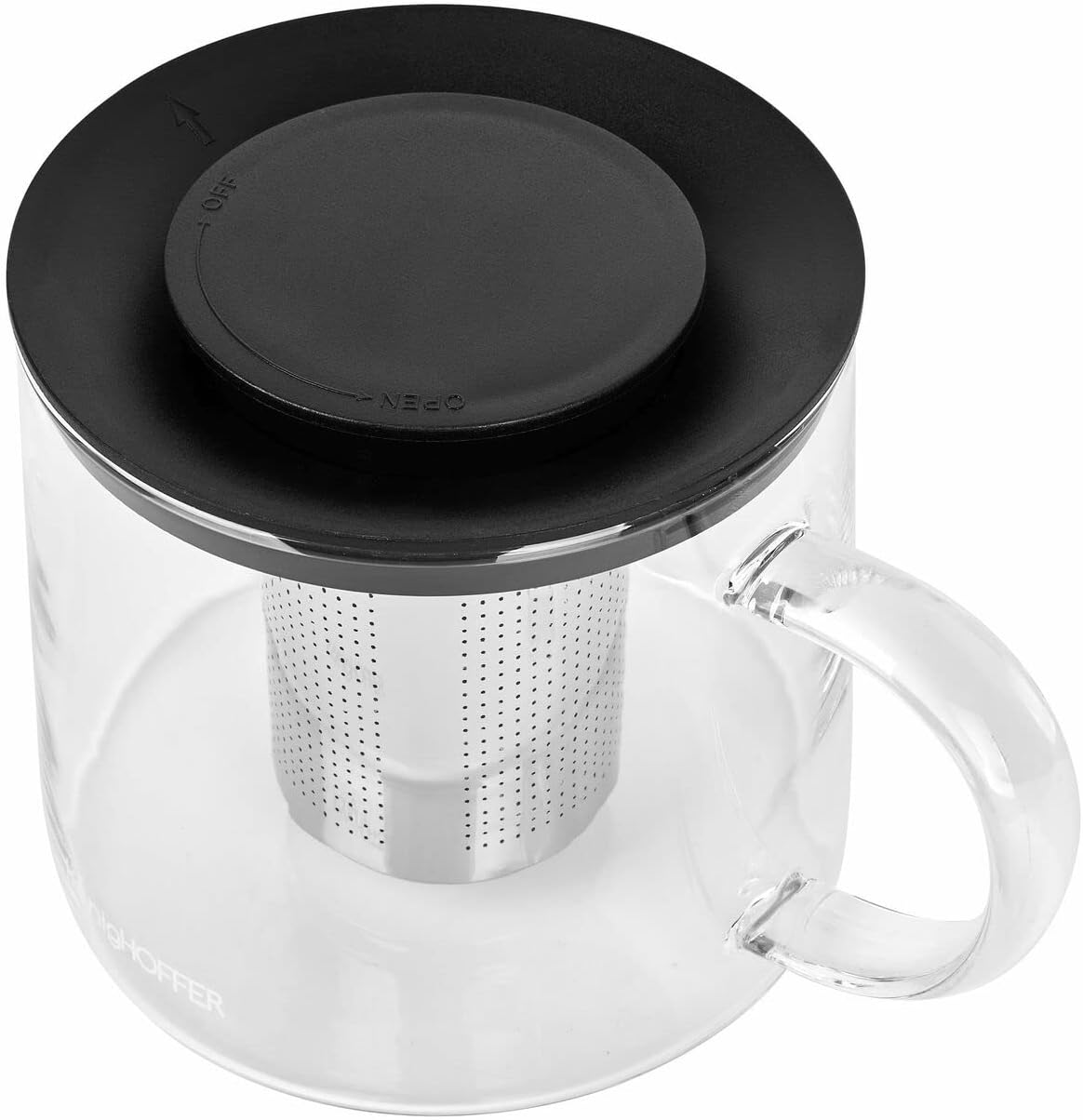 KonigHOFFER Tea Pot Infusers for Loose Tea 1.5 L Glass Teapot Stovetop