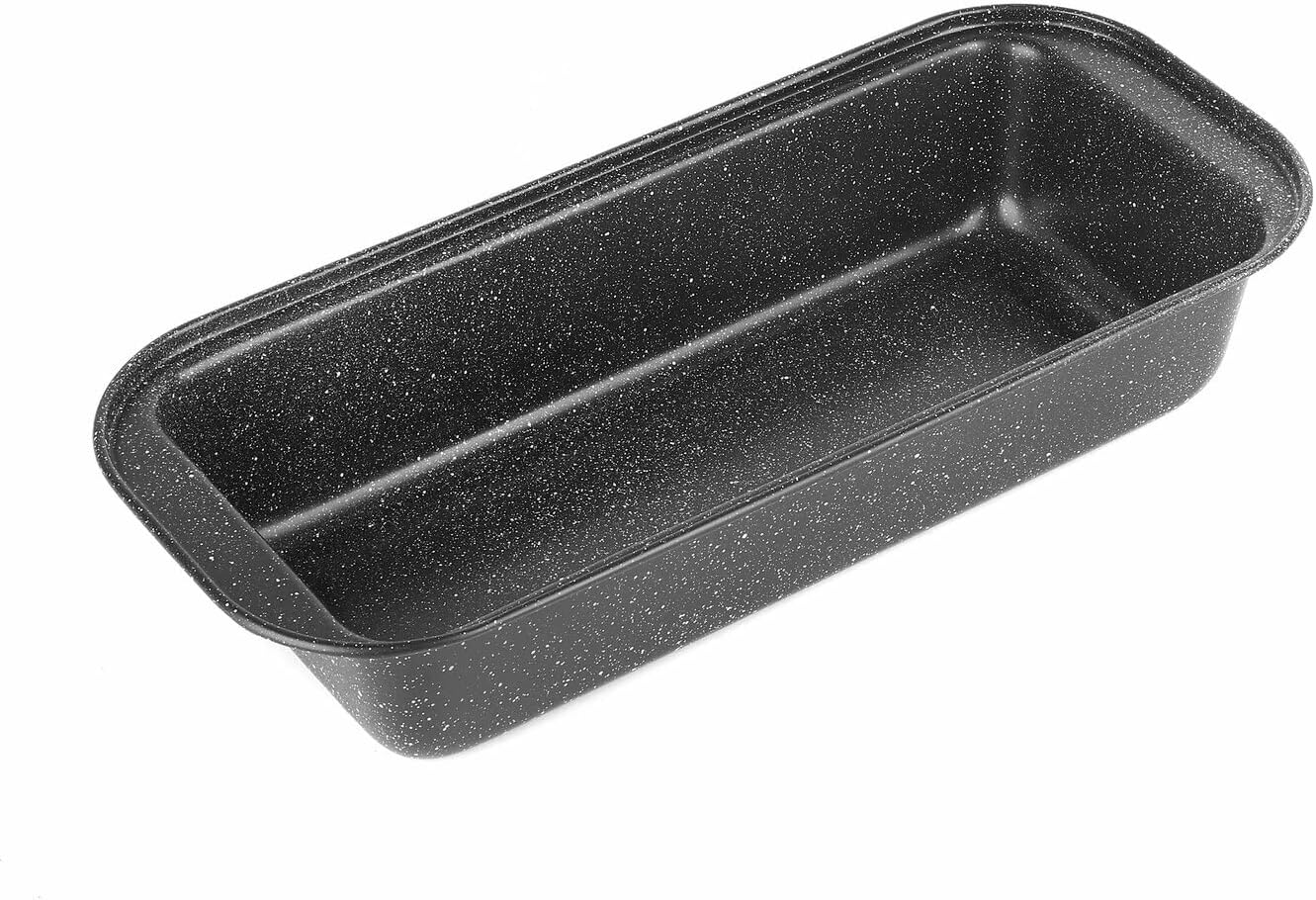 Classic Baking Tray Cake Baking Mold Carbon Steel Casserole for Plantains, Pate Bread, Cakes Konighoffer Black Marble 30 x 13 x 5.5 cm Rectangular Non-Stick