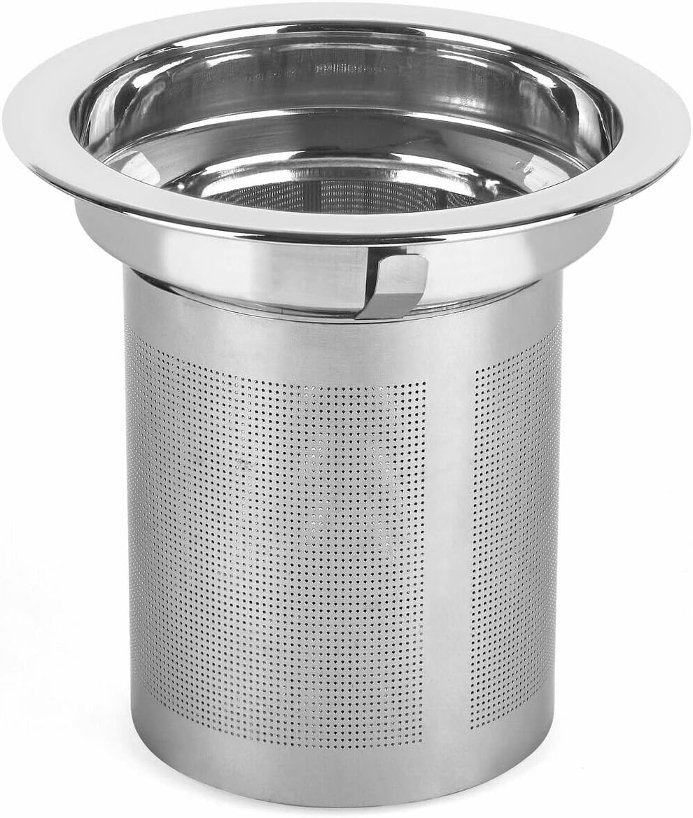 Tea Pot with Infuser 1.2 L Glass Teapot with Strainer for Loose Leaf Tea
