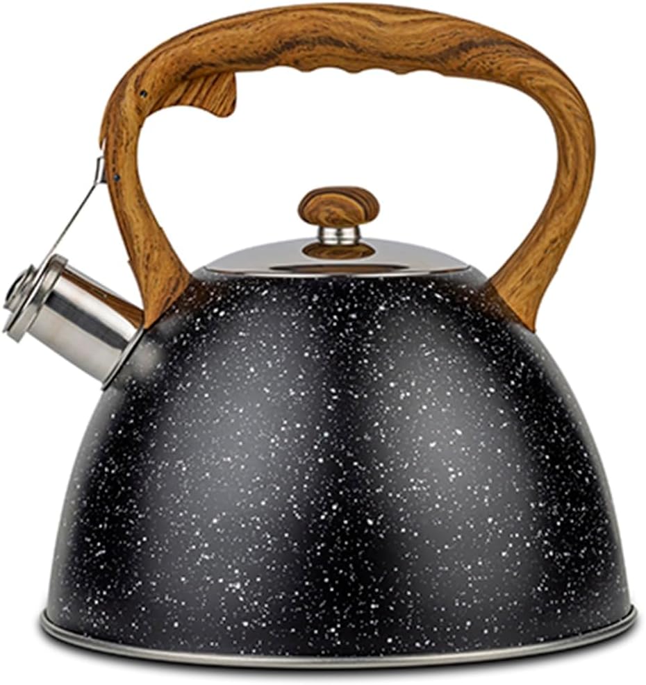 Kettle Hob Quiet Boil Whisling Kettle Indcution Gas Electric Camping 3L