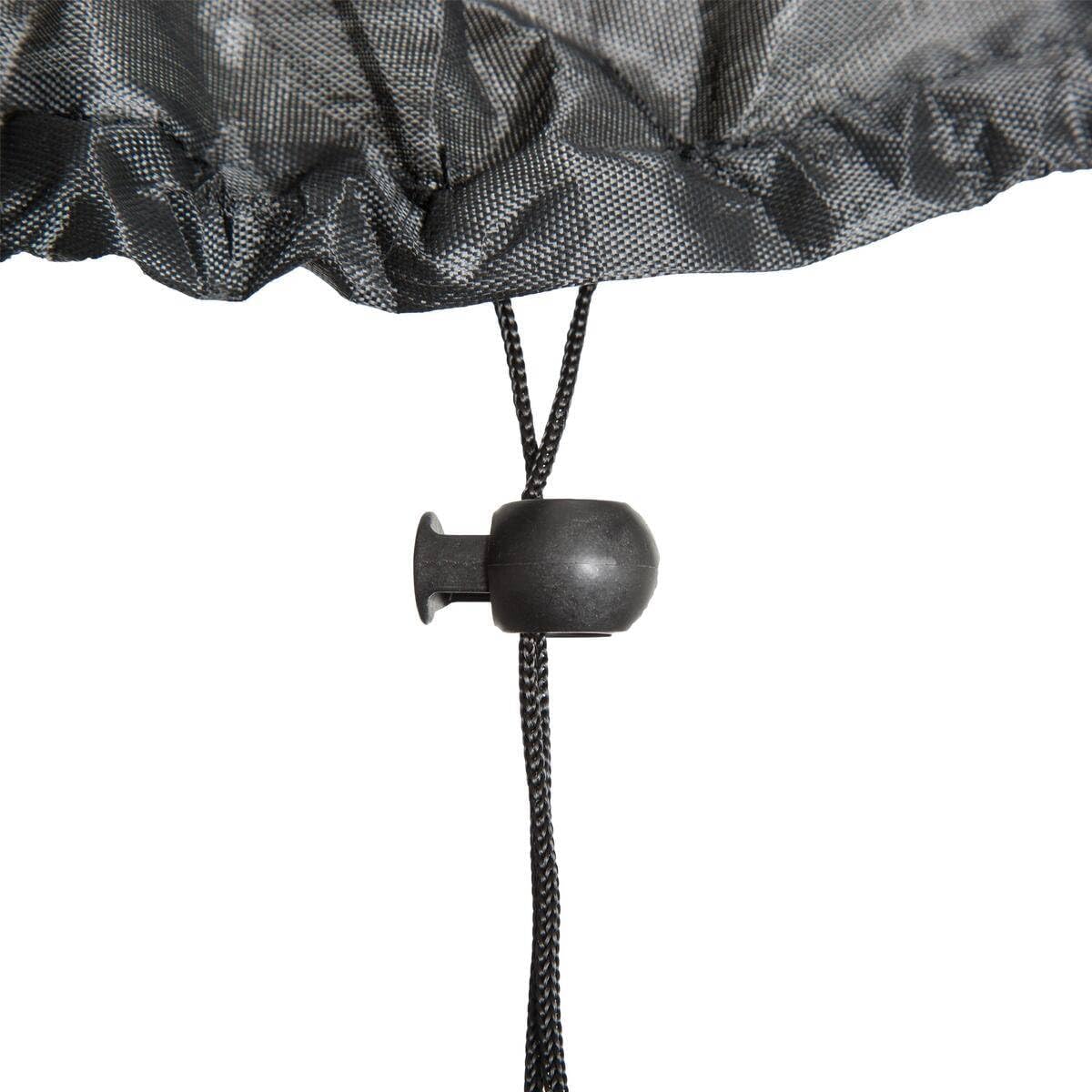 Grill Cover Waterproof Garden Table Cover 67 x 47 x 21.5 cm Black