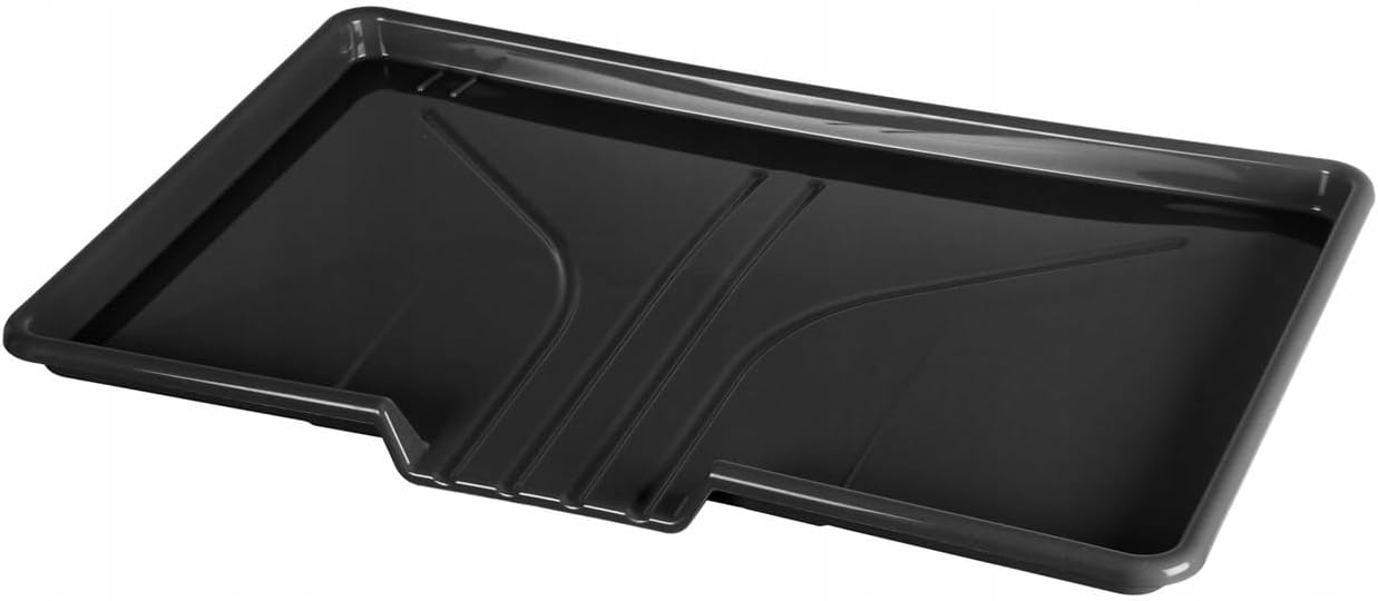Dish Drainer Rack with Drip Tray Spout (Black)