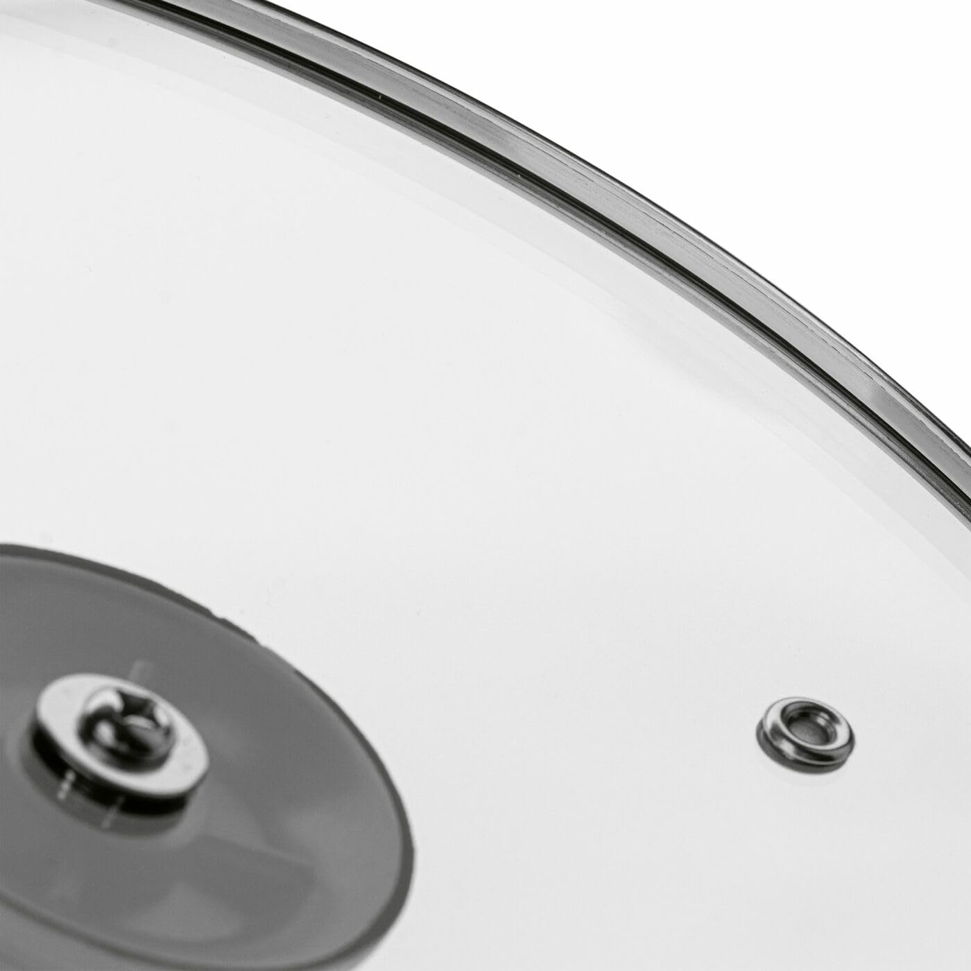 Glass Lid 26 cm for Frying Pan Cover Saucepan Glass Lid for Instant Pot