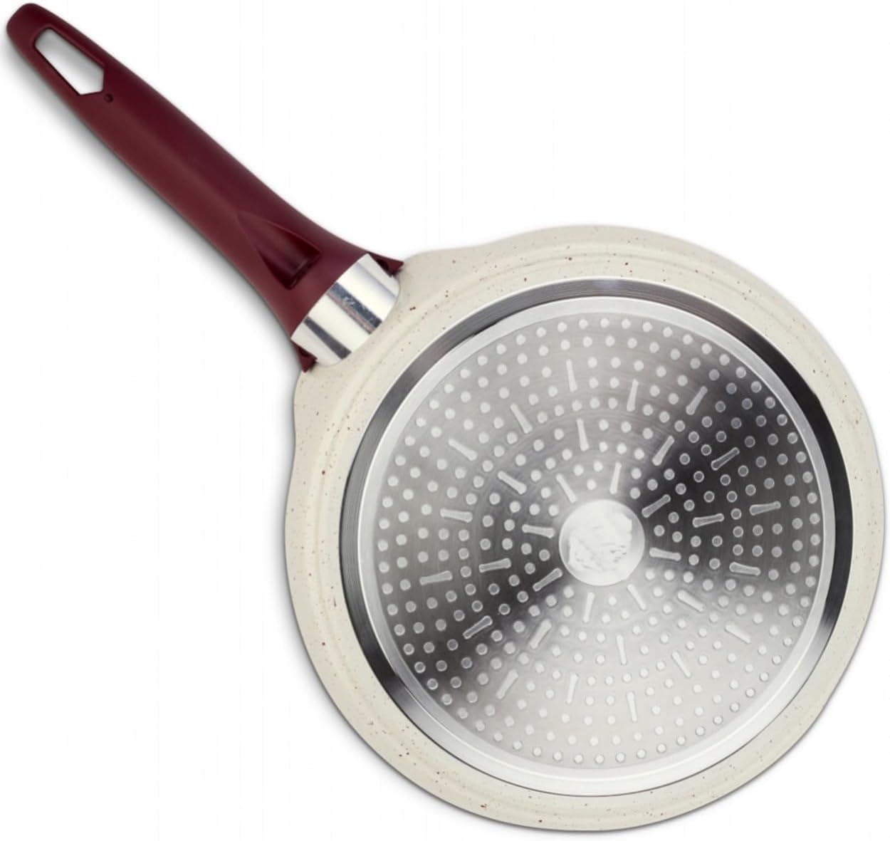 Klauss Non Stick Frying Pan Aluminium Crepe Pan Scratch Resistant Stone Coating and Heat Proof Handl PFOA Free Induction Frya Pan Pancake, Egg, Bacon