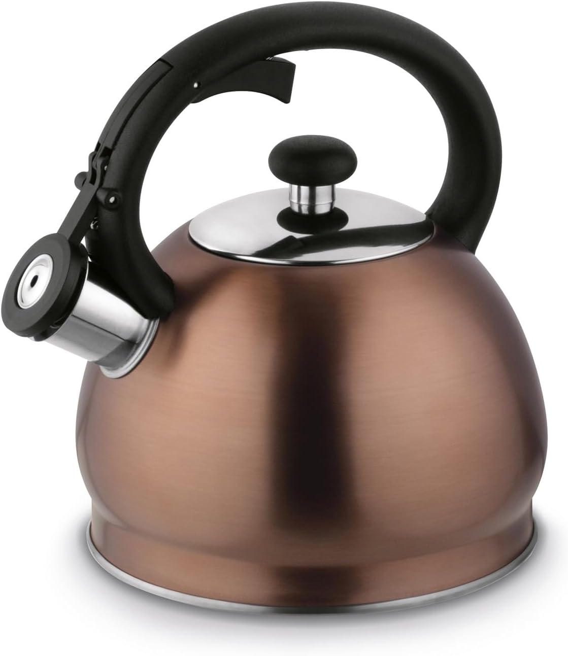 Whistling Kettle for Gas Hob Induction Hob 1.8l Whistle Kettle for Stove Copper Small Camping Kettle for Gas Stove