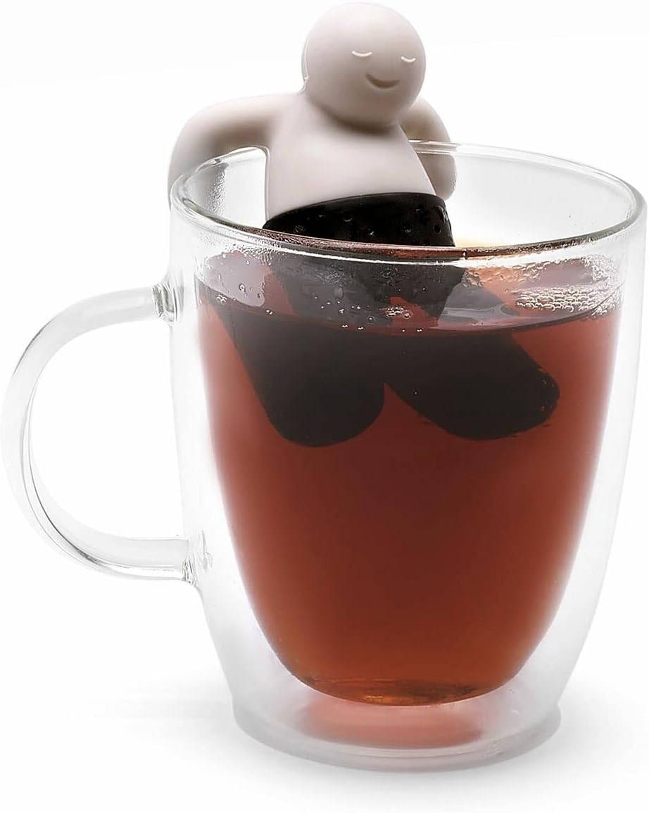 Whistling Kettle Black for Gas Stove Induction Log Burner 3 L Stovetop Stainless Steel Silicone Tea Infuser Coffee