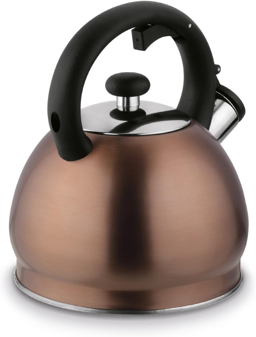 Whistling Kettle for Gas Hob Induction Hob 1.8l Whistle Kettle for Stove Copper Small Camping Kettle for Gas Stove