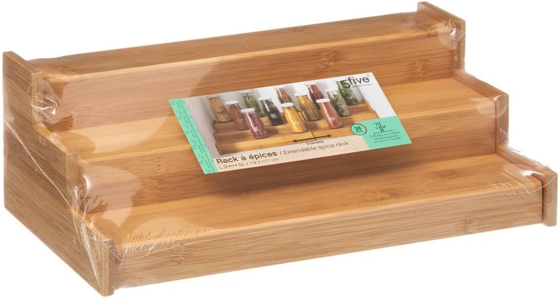 5five Bamboo Spice Rack