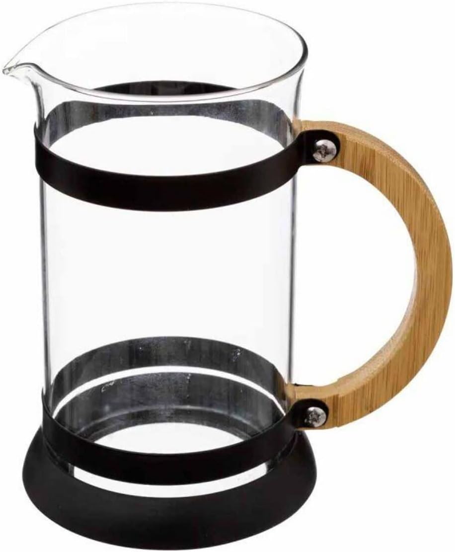 KLAUSS Tea Pot With Strainer for Loose Leaf Tea Coffee Plunger Cafetiere 60CL / 600ML Glass Teapot Stovetop