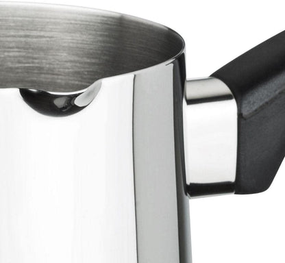 Nava Acer Turkish Coffee Pot, Modern Cezve Briki Stainless Steel Stovetop Coffee Maker, Ergonomic Heat Resistant Handle, Milk Pot and Coffee Warmer, 250ml