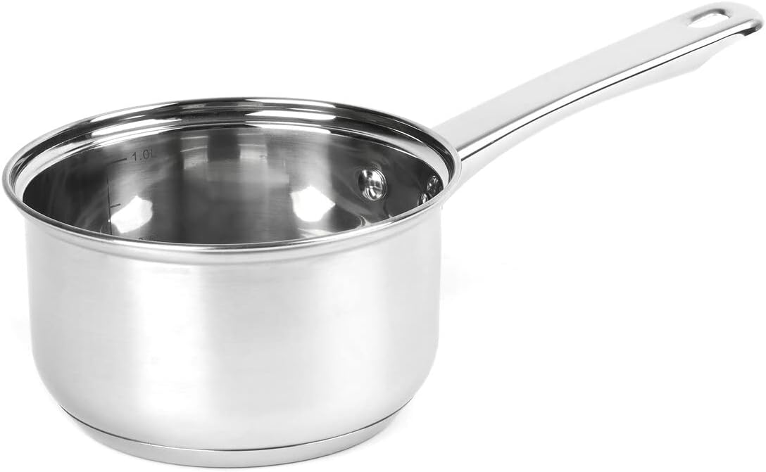 Stainless Steel Saucepan Lid 14 cm Induction Milk Pan