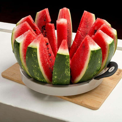 Nava Misty Melon Cutter for Watermelon, Pineapple, Fruits, with Non-Slip Handles