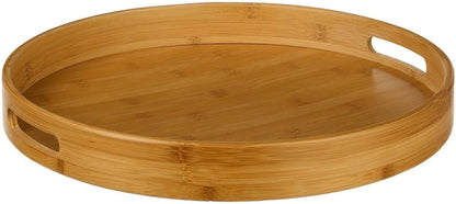 Bamboo round tray D40