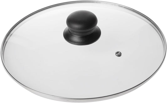 Glass Lid 24 cm, for Frying Pan Cover Saucepan Glass Lid for Instant Pot (24cm)