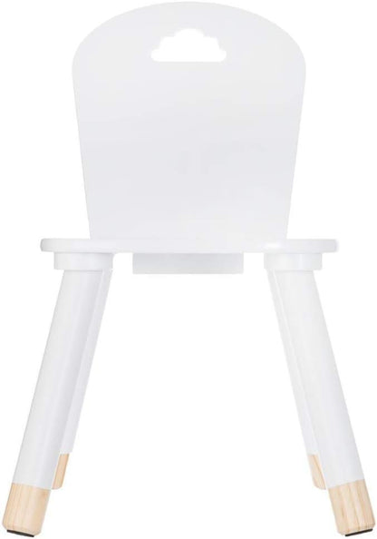 ATMOSPHERA Chair White, Wood, L. 28 x l. 50 x H. 28 cm