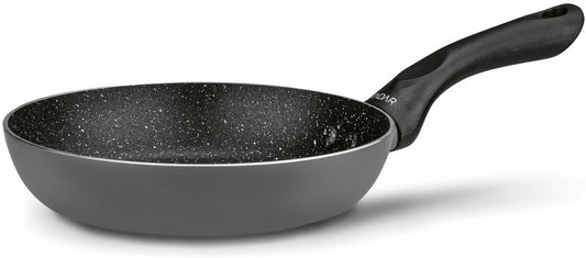 Tadar Fry Pan Induction Non Stick Frying Pan Gas Grey Marble 18, 20, 24, 26, 28, 30 cm Amarantina (18 CM)