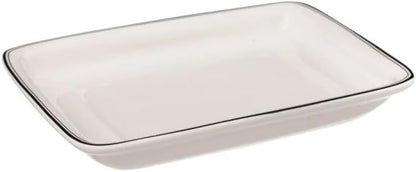 Butter Dish with Lid Kitchen Container Ceramic Butter Dish White Black