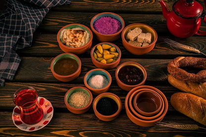 Ramekins Set of 6 Tapas Yellow Dishes Creme Brulee Fish Pie Terracotta Clay Baking 8cm Soufflé Dishes 8cm Snakcs Dip Bowls Terracotta Bowls for Food